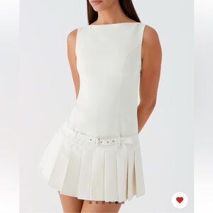 Pepper Mayo No More Excuses Belt Mini Dress
